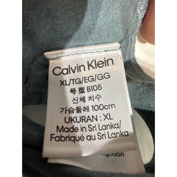 Brand New Calvin Klein Women's Size XL Blue White Lift Bralette Bra - Picture 6 of 6